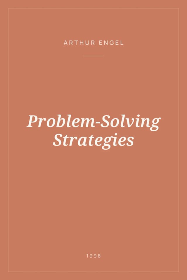 Portada de Problem-Solving Strategies