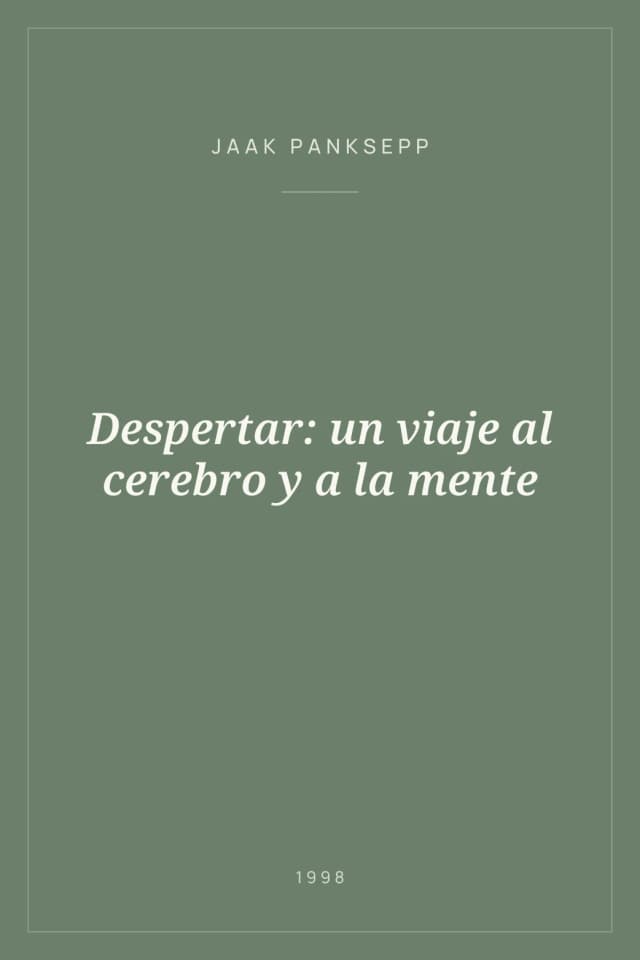 Portada de Despertar: un viaje al cerebro y a la mente