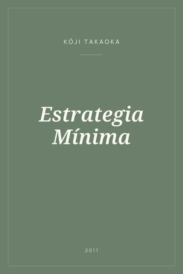 Portada de Estrategia Mínima