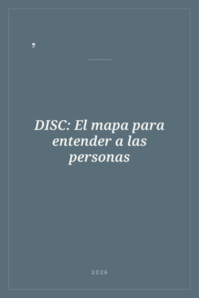 Portada de DISC: El mapa para entender a las personas