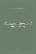 Portada de Computation and its Limits