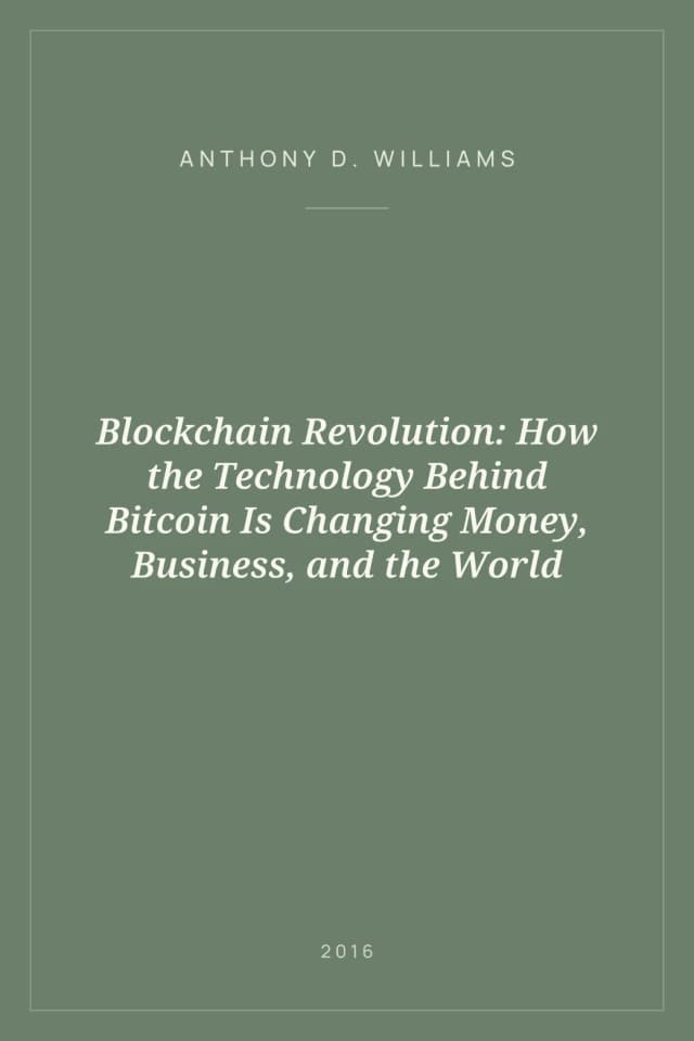 Portada de Blockchain Revolution: How the Technology Behind Bitcoin Is Changing Money, Business, and the World