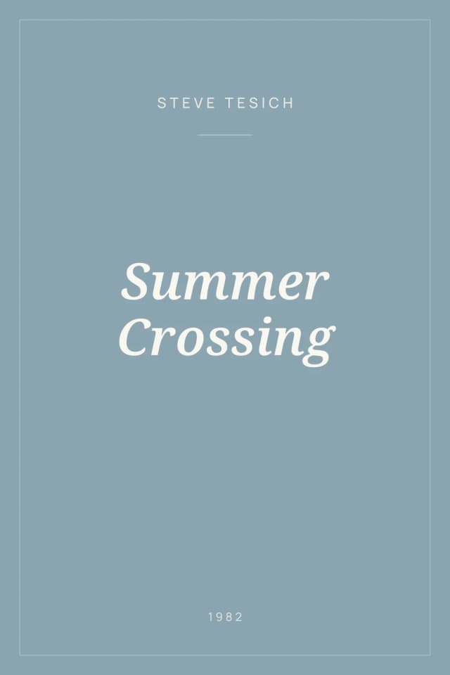 Portada de Summer Crossing