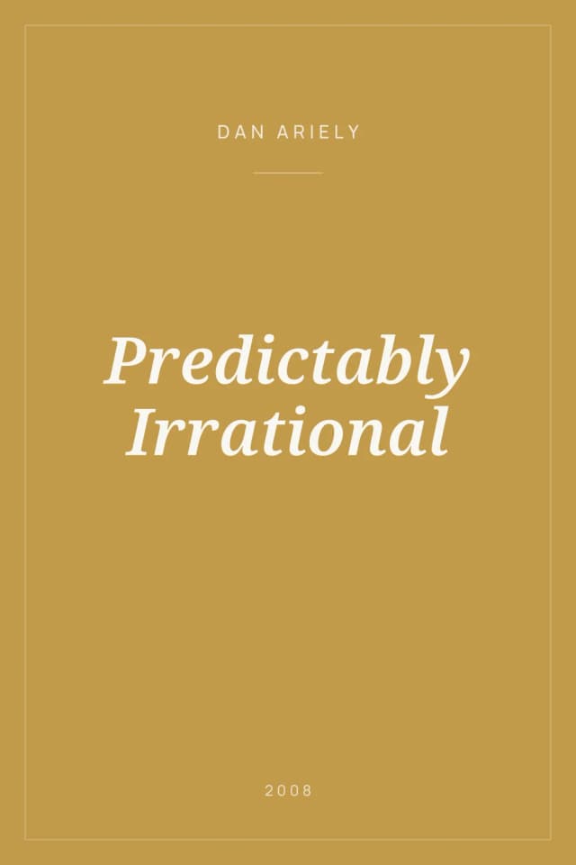Portada de Predictably Irrational