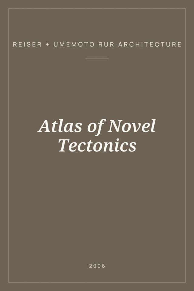 Portada de Atlas of Novel Tectonics