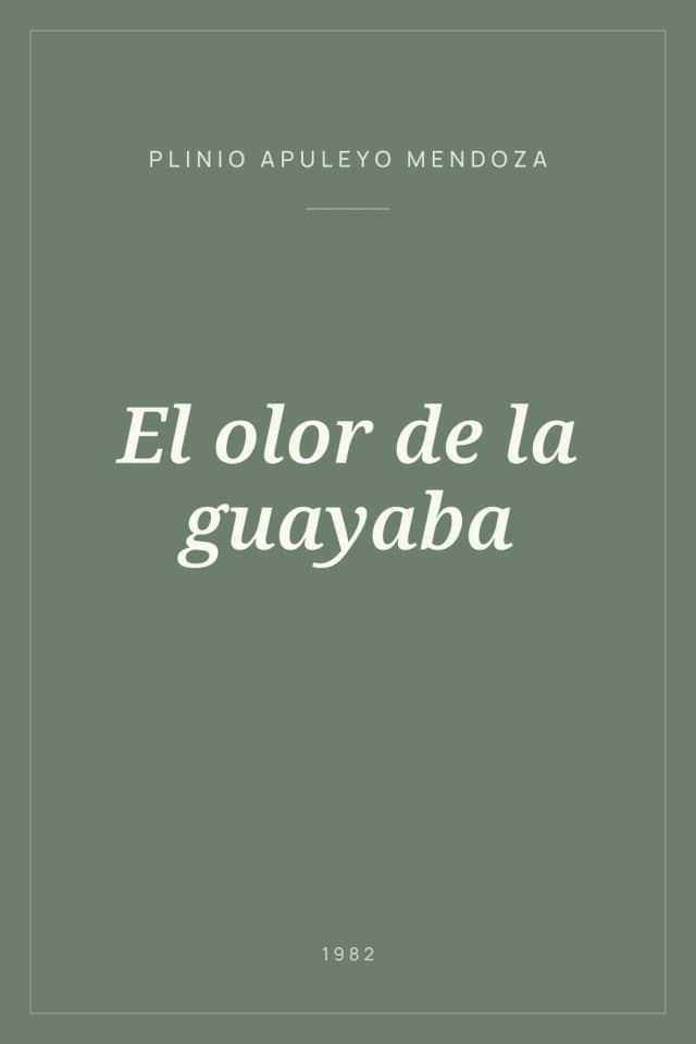 Portada de El olor de la guayaba