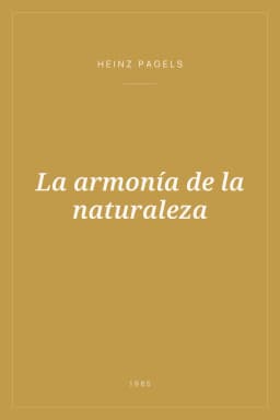Portada de La armonía de la naturaleza