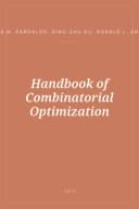 Portada de Handbook of Combinatorial Optimization
