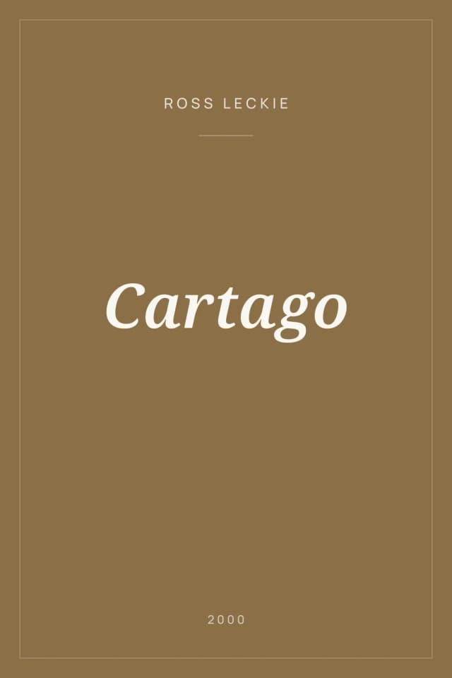 Portada de Cartago