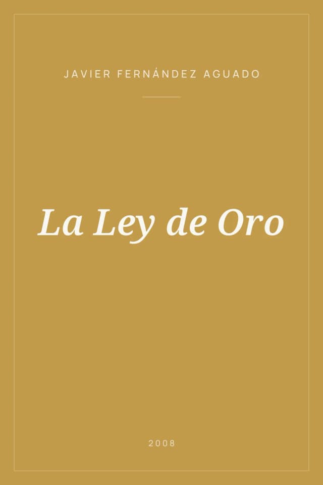 Portada de La Ley de Oro