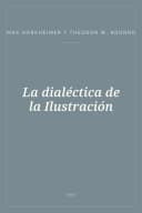 Portada de La dialéctica de la Ilustración