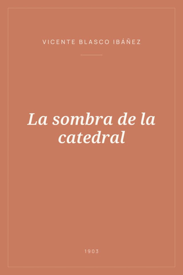 Portada de La sombra de la catedral