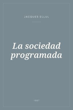 Portada de La sociedad programada