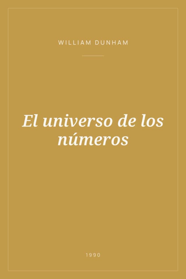 Portada de El universo de los números