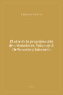 Portada de El arte de la programación de ordenadores, Volumen 3: Ordenación y búsqueda