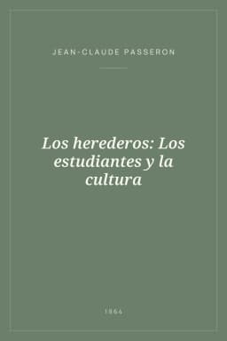 Portada de Los herederos: Los estudiantes y la cultura