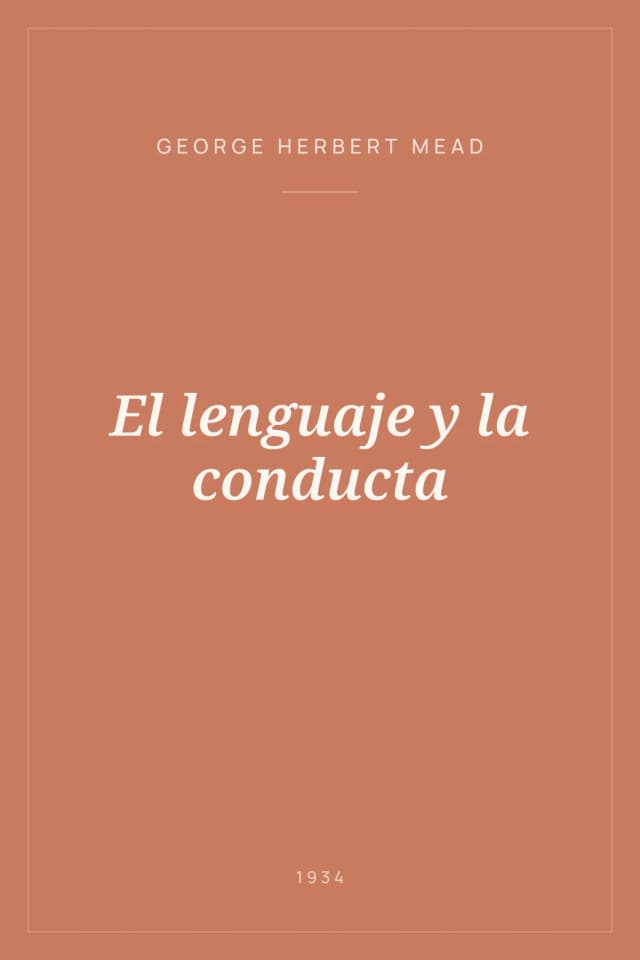 Portada de El lenguaje y la conducta