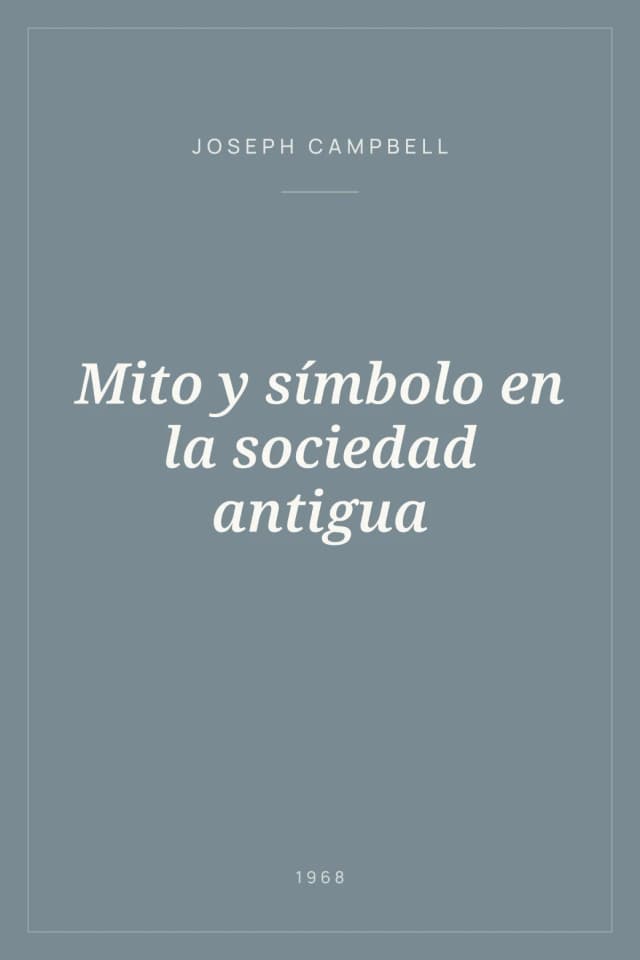 Portada de Mito y símbolo en la sociedad antigua