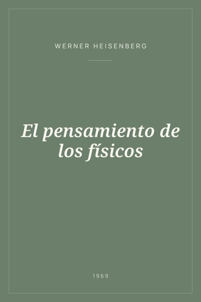 Portada de El pensamiento de los físicos