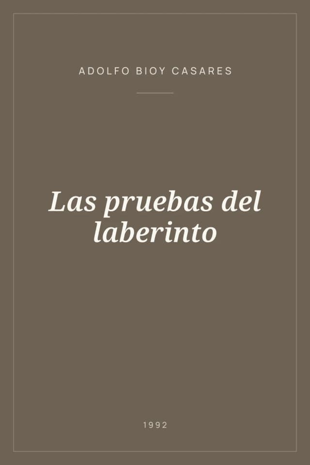 Portada de Las pruebas del laberinto