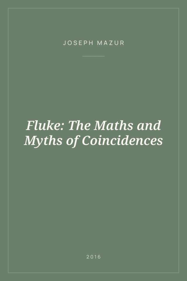 Portada de Fluke: The Maths and Myths of Coincidences