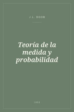Portada de Teoría de la medida y probabilidad
