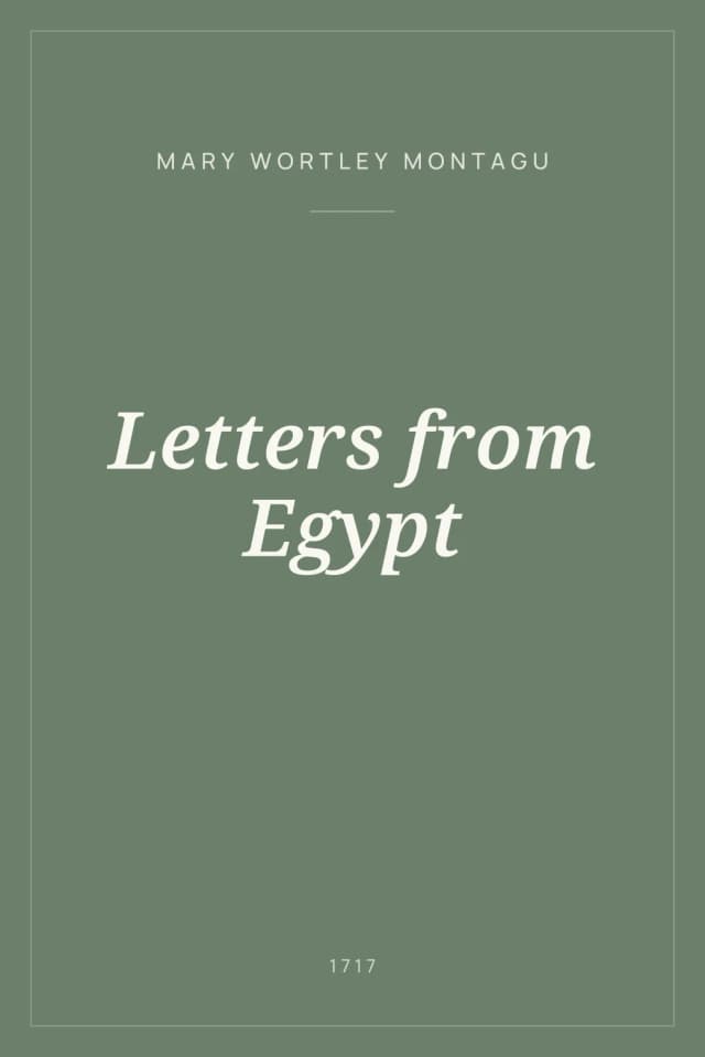 Portada de Letters from Egypt