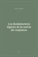 Portada de Los fundamentos lógicos de la teoría de conjuntos