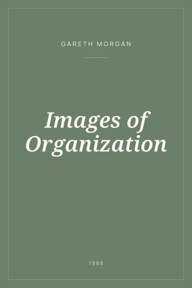 Portada de Images of Organization