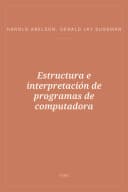 Portada de Estructura e interpretación de programas de computadora