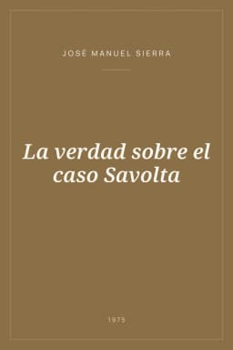 Portada de La verdad sobre el caso Savolta