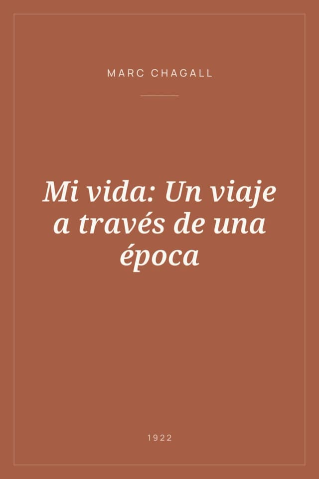 Portada de Mi vida: Un viaje a través de una época