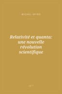 Portada de Relativité et quanta: une nouvelle révolution scientifique