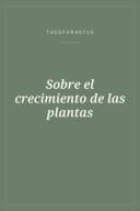 Portada de Sobre el crecimiento de las plantas