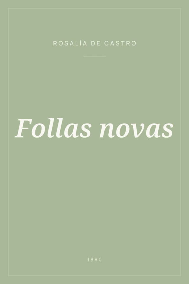 Portada de Follas novas