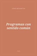 Portada de Programas con sentido común