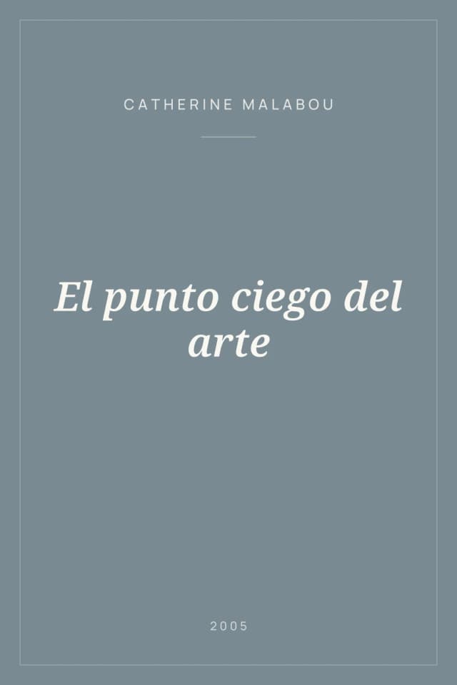 Portada de El punto ciego del arte