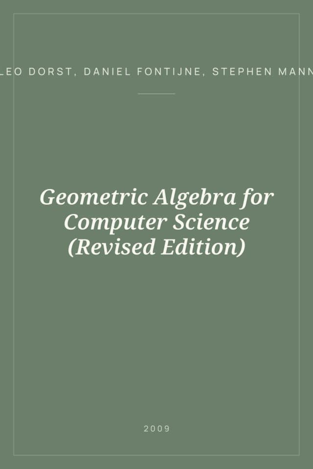 Portada de Geometric Algebra for Computer Science (Revised Edition)