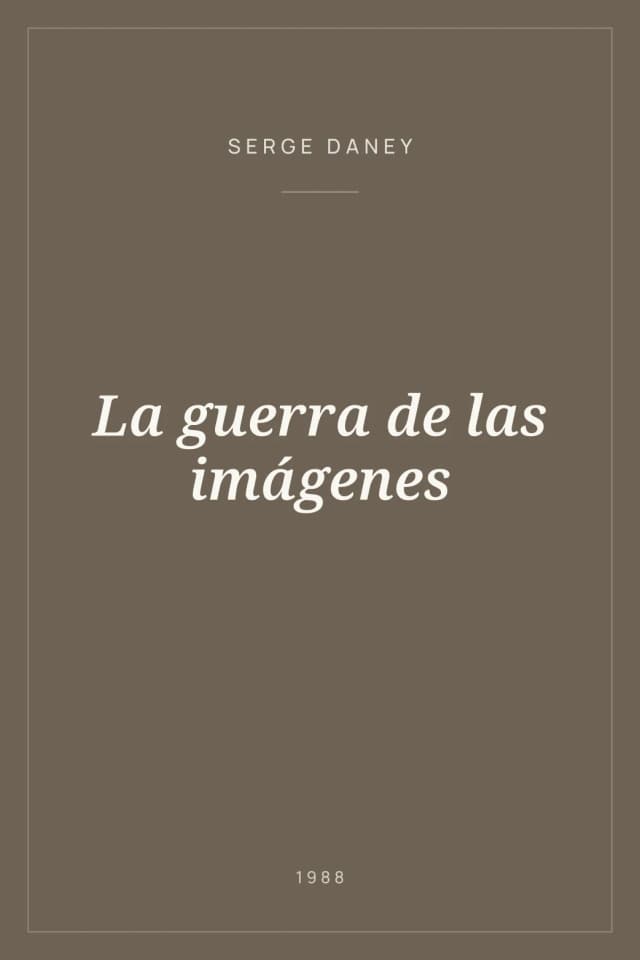 Portada de La guerra de las imágenes