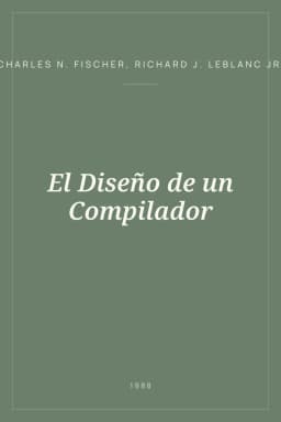 Portada de El Diseño de un Compilador