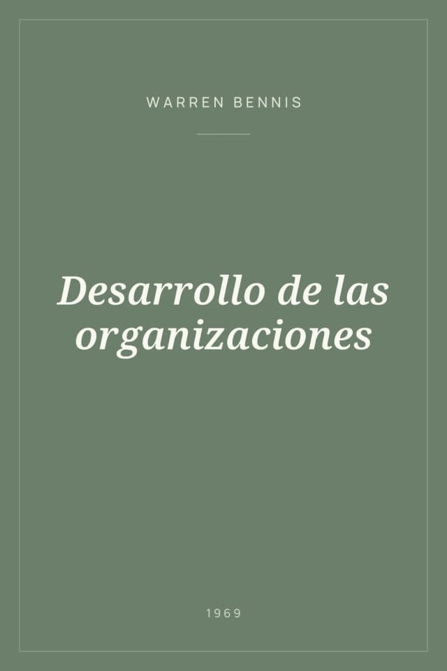 Portada de Desarrollo de las organizaciones