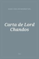 Portada de Carta de Lord Chandos