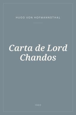 Portada de Carta de Lord Chandos