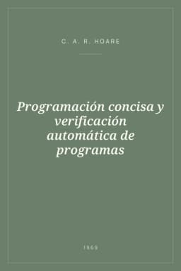 Portada de Programación concisa y verificación automática de programas