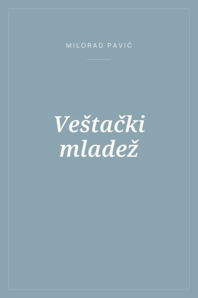Portada de Veštački mladež