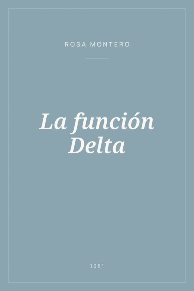 Portada de La función Delta