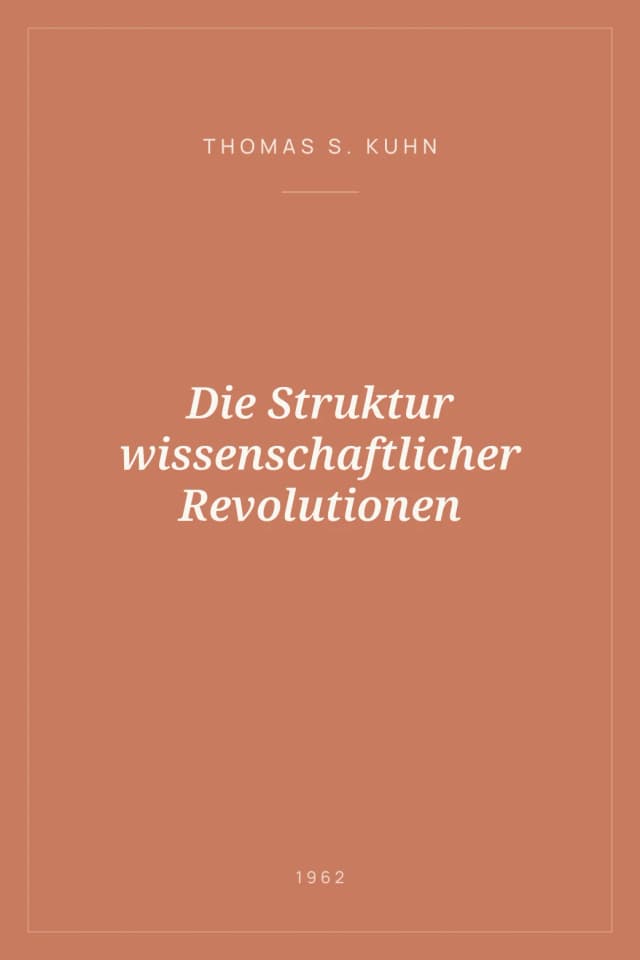 Portada de Die Struktur wissenschaftlicher Revolutionen