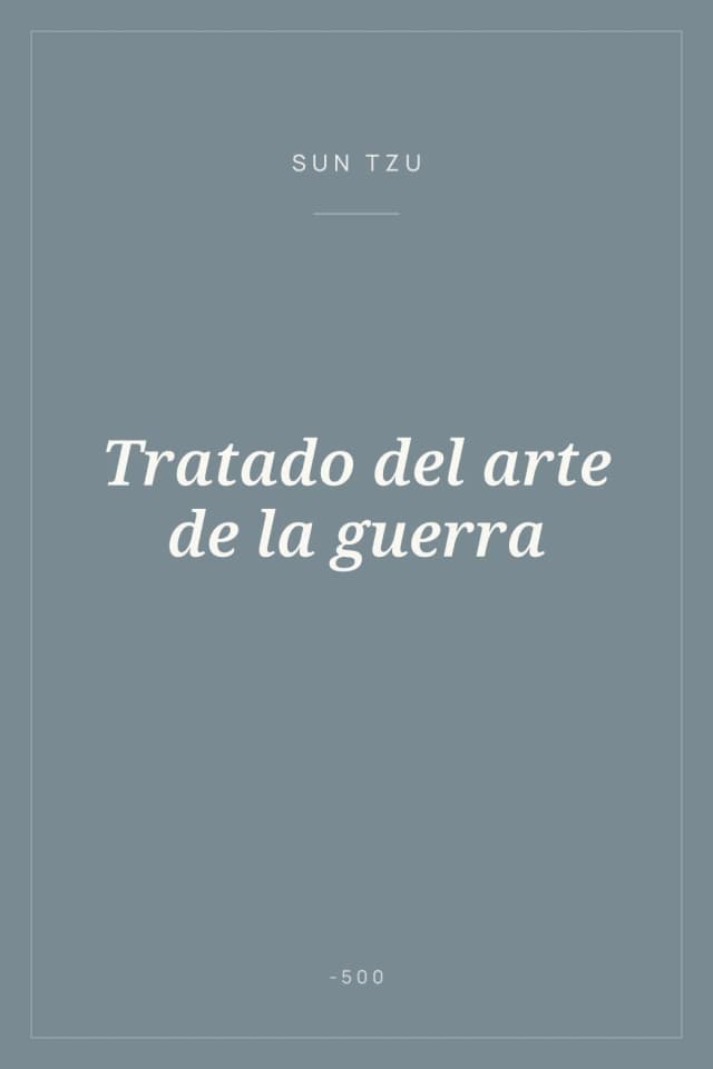Portada de Tratado del arte de la guerra