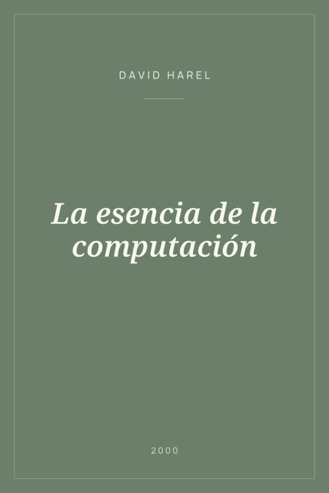 Portada de La esencia de la computación