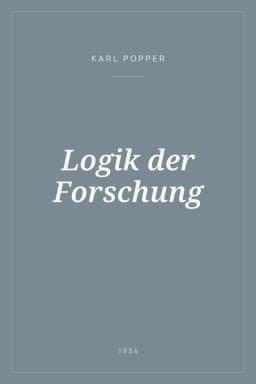 Portada de Logik der Forschung